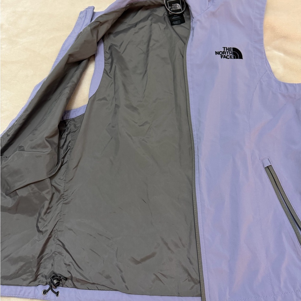 The North Face Gray Hooded Vest - Picture 2 of 5